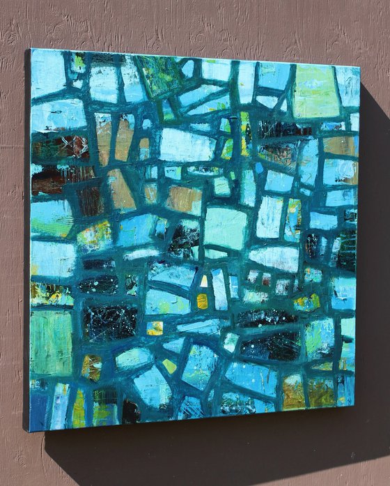 Abstract in Midnight Blue