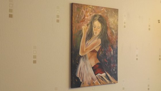 Dancer in Crimson