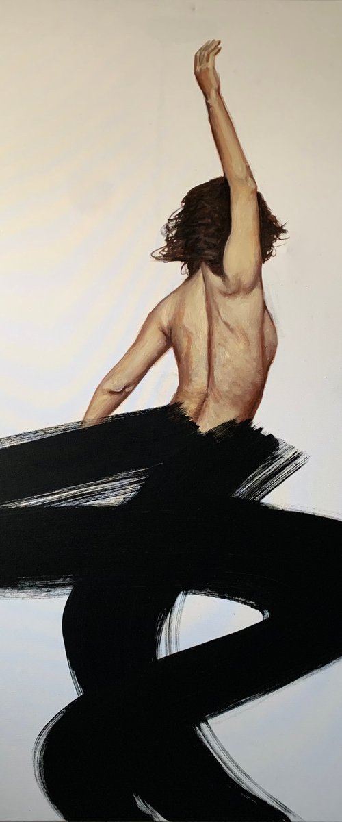 Dancing woman by Anzhelika Klimina