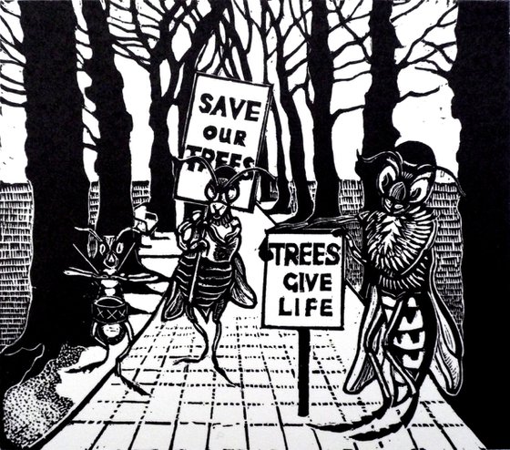 [framed] Save Our Trees