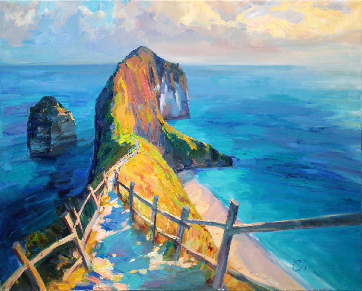 Coast Nusa Penida by Sergei Chernyakovsky