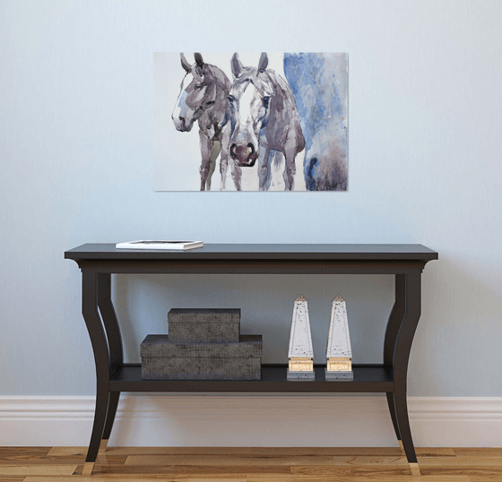 Three horses (70x50)