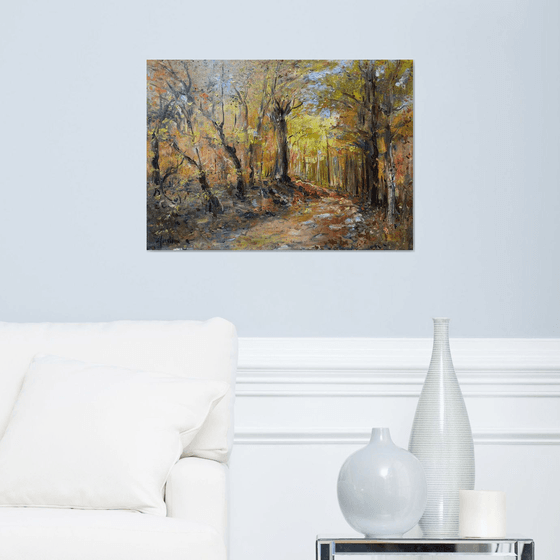 Tuscany golden foliage 50x70