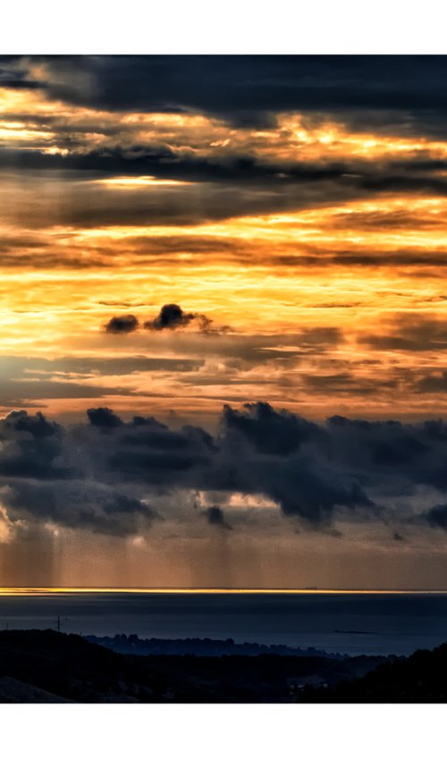 Storm 3. Sunrise Seascape  Limited Edition 1/50 15x10 inch Photographic Print by Graham Briggs