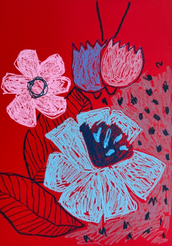 Abstract Floral Bouquet