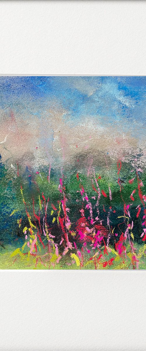 Seasons - Late Summer Glimpse of Rosebay Willowherb by Teresa Tanner