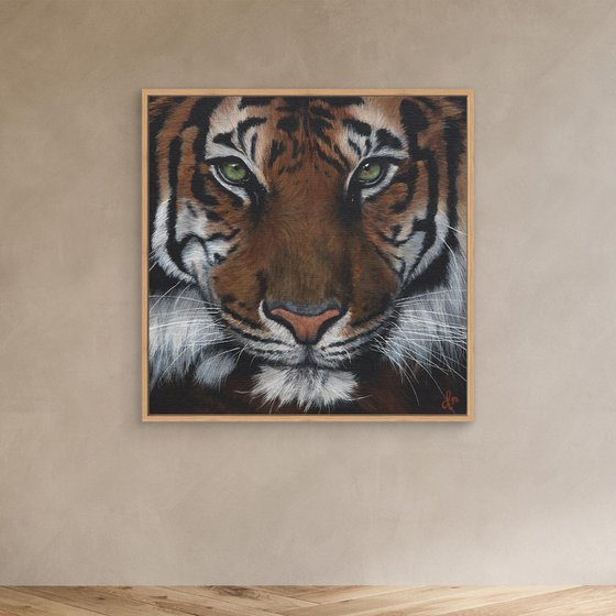 Painting Eye of the tiger