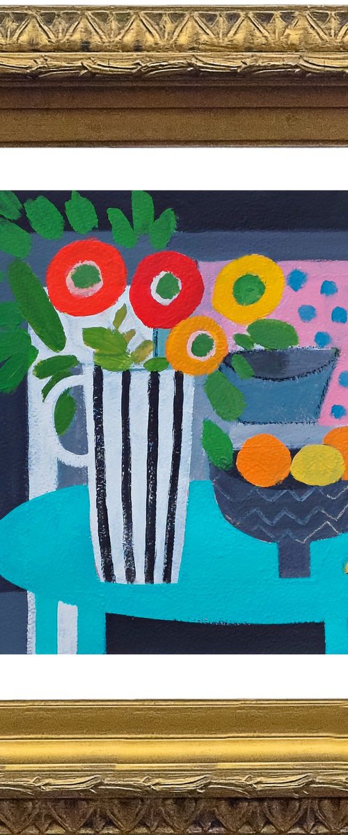 The Blue Table by Jan Rippingham