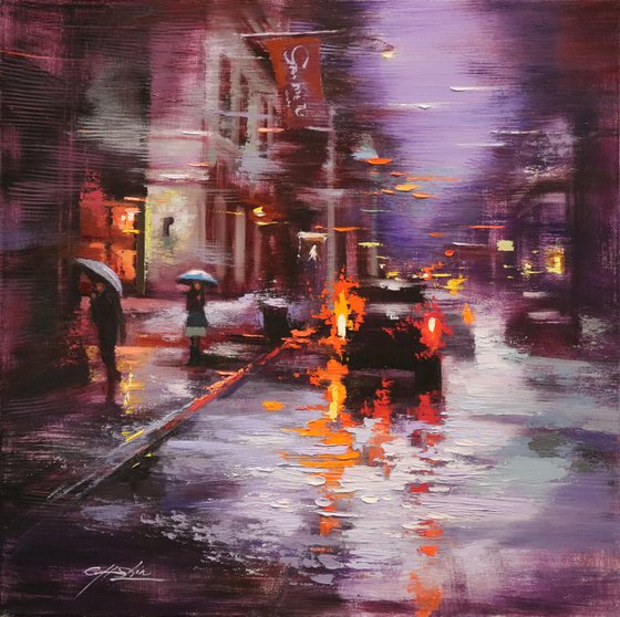 Winter Evening in Soho