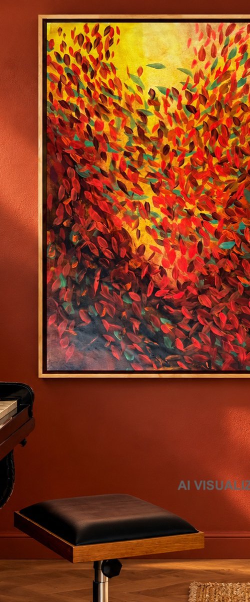 Dancing Leaves No.2 by Lina Verano