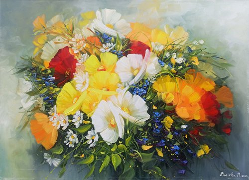 Sunlit Blooms by Marieta Martirosyan