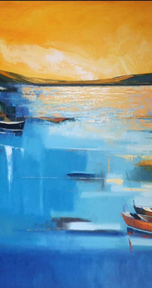 Lake by Athaang Art