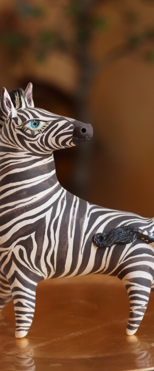 Cute Zebra. By Elya Yalonetski by Elya Yalonetski