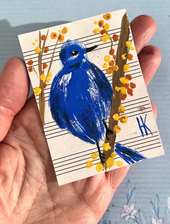 Robin ACEO Painting