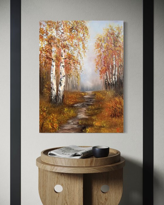 Golden Birches