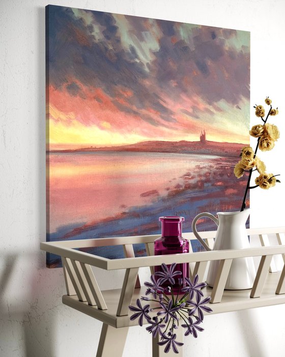 Dunstanburgh Afterglow