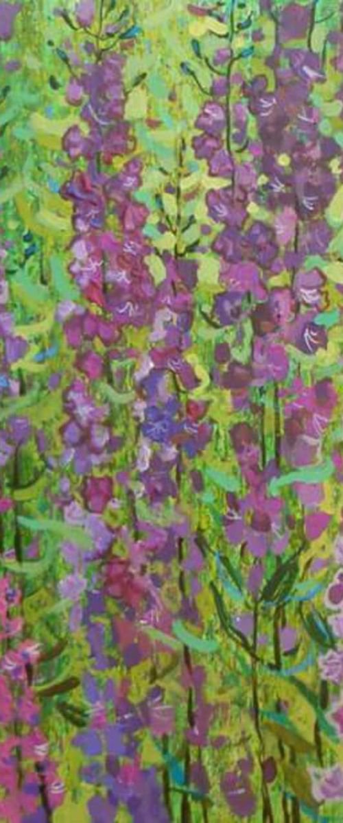 Summer mosaic, 70x70 cm by Sergey  Kachin