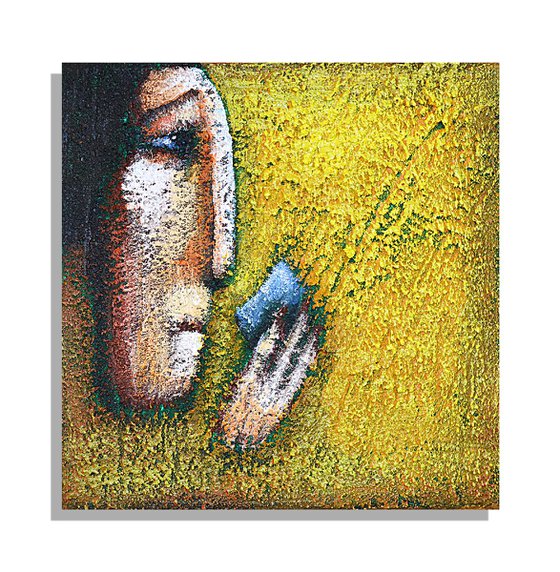 Away with the fairies (15x15x2cm)