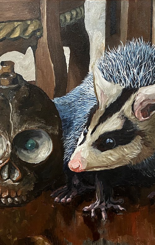 Possum and fake death by Artur Rios