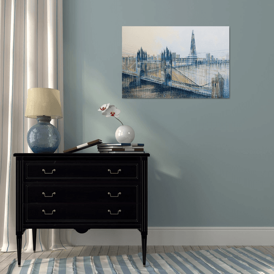 London  - Tower Bridge And The Shard In Morning Light