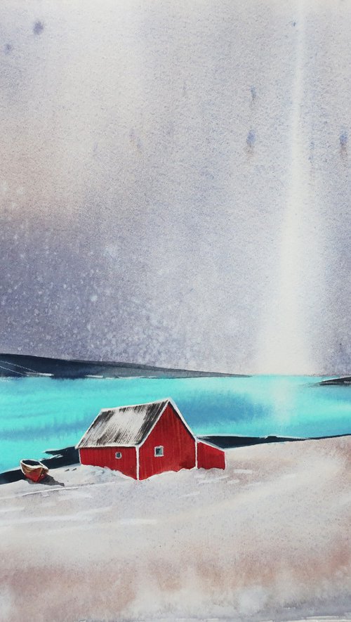 Iceland in winter by Alla Vlaskina
