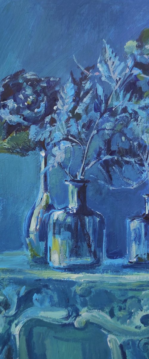 Blue still life by Tetiana Borys