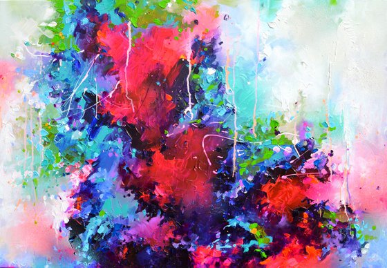 Fresh Moods 118 - 100x70 Abstract Painting
