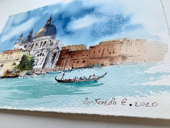 Sketch "Santa maria della salute, Venice"