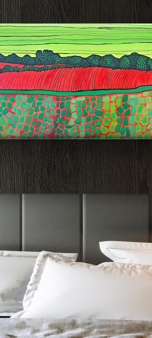 Psychedelic fields #2 by V+V Kniazievi