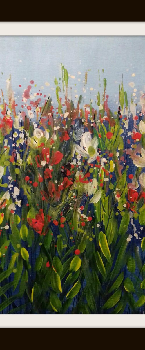 Meadow Flowers II by Jan Rippingham