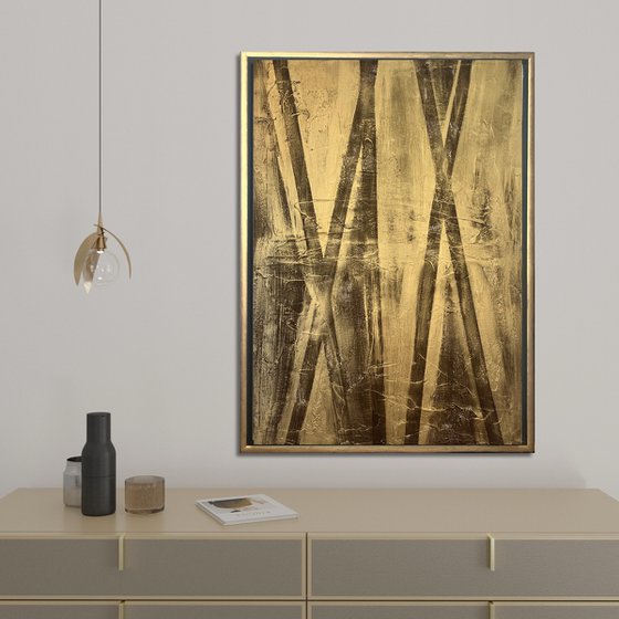 Stream with golden Frame