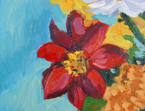 Vase of flowers