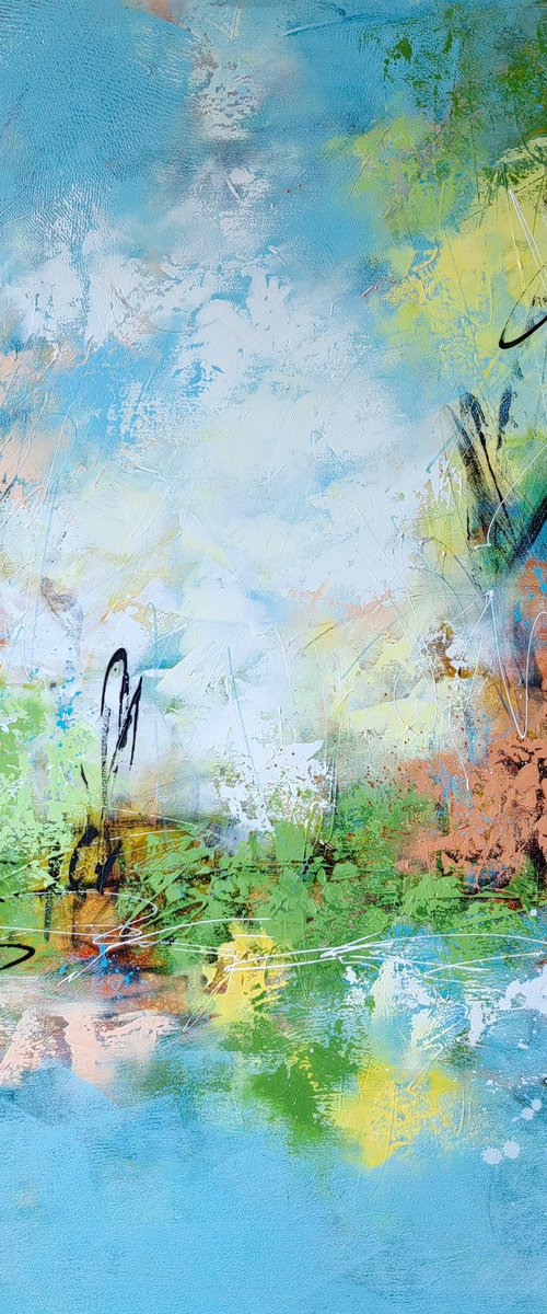 "Reverie of Spring: Abstract Vision" by Vera Hoi
