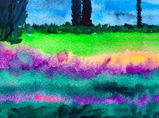 Sunset and Ocean Painting for Kids — Left Coast Art Studio