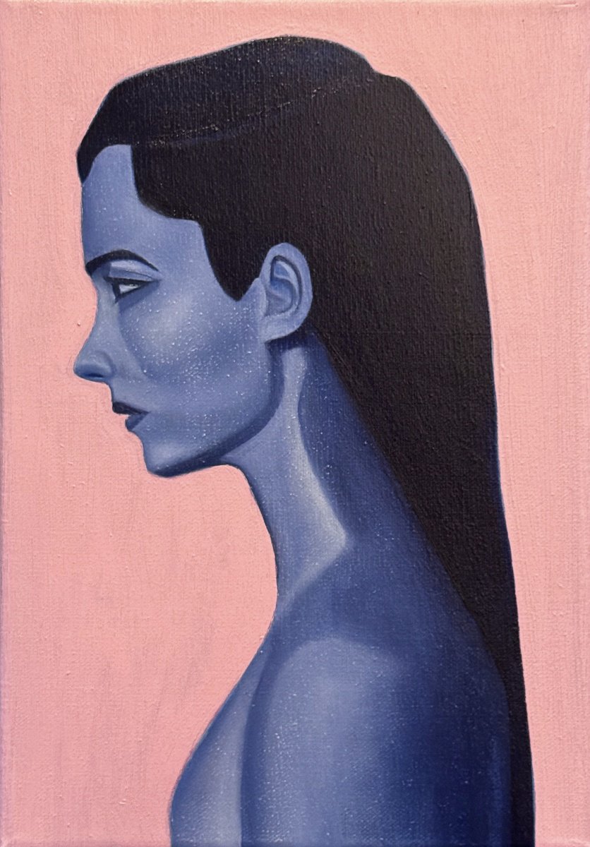 Impressionistic Portrait Oil Painting By Tim Muddiman, 9 X 12", Sioux, Original Artwork