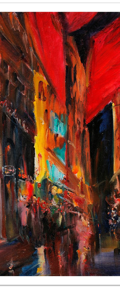 Night in Lyon - Fine Art Print by Xiaoyang Galas