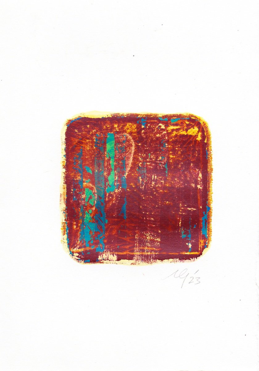 Organic Portrait Limited Edition Print By Adam Grose Ma Pgce, 6 X 8, I.d., Original Artwork