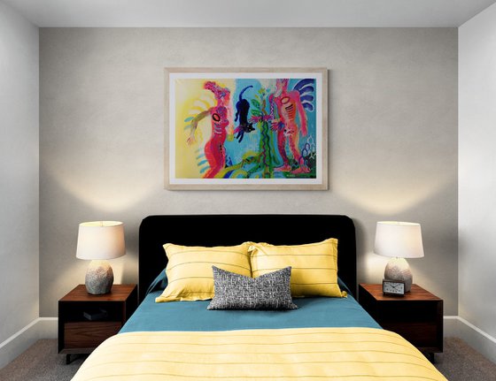 Adam is looking for Eve