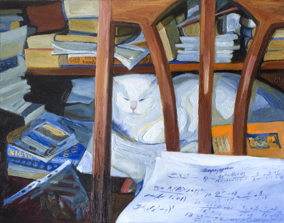 On the comfortable book-shelf by Olena Kamenetska-Ostapchuk
