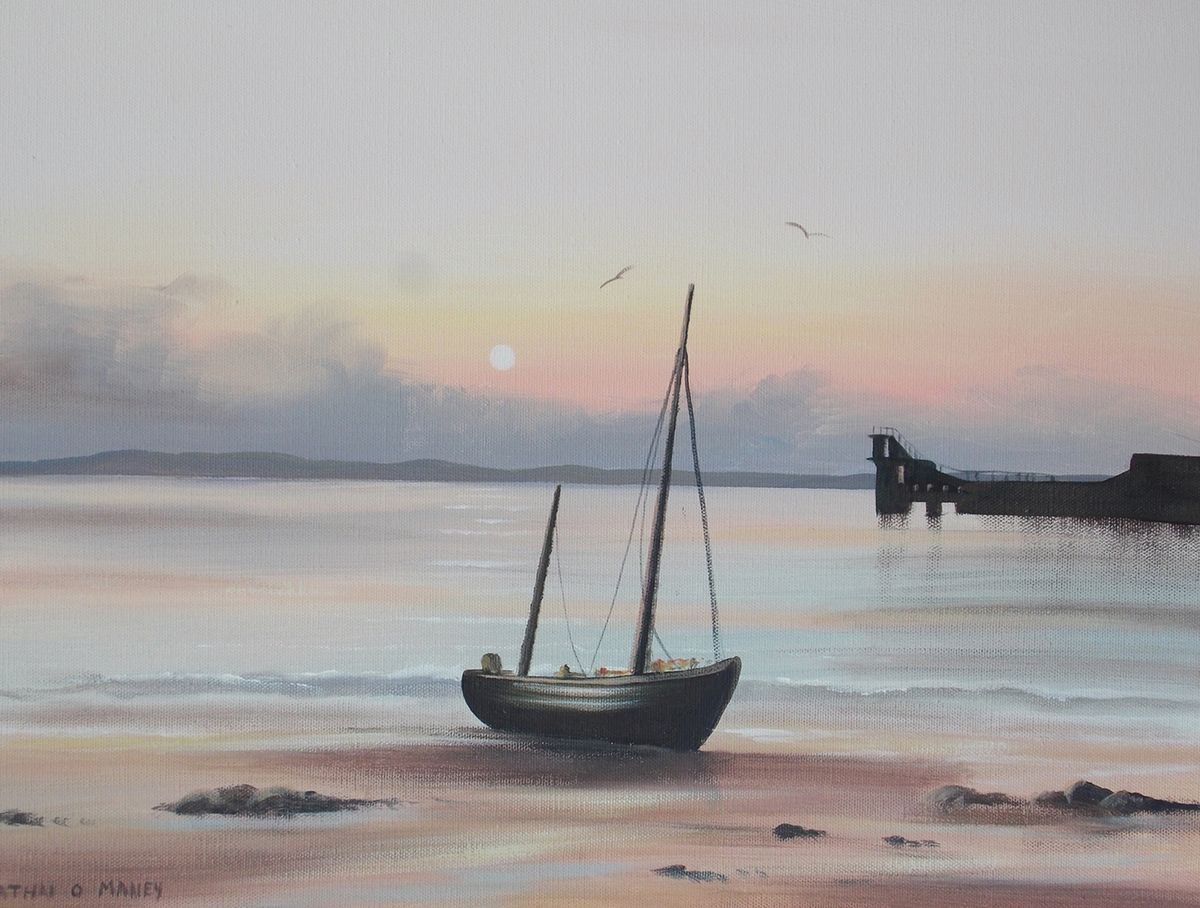 galway bay boat by cathal o malley