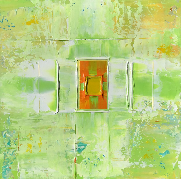 Lime Green Abstract Concept by Robert Lynn Artfinder