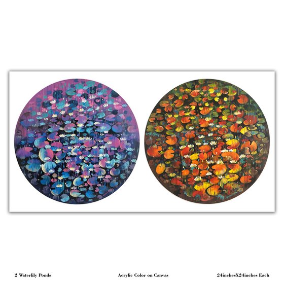 Circular Ponds- by Arundhati Pise
