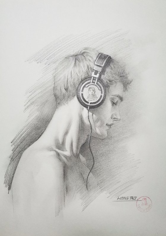 The Man Listening to Music