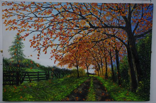A Walk in Autumn by Hazel Thomson