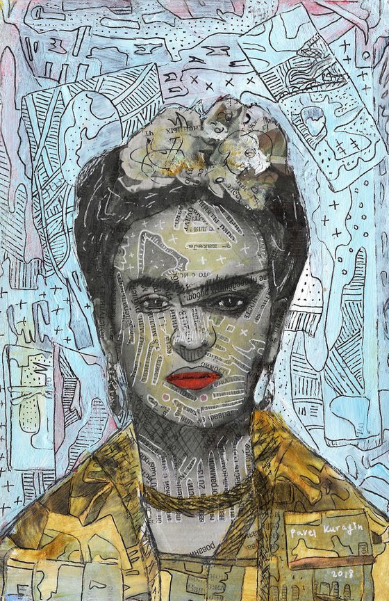 Portrait of Frida # 9