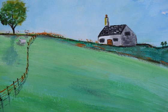 Cottage on Hill at Farm