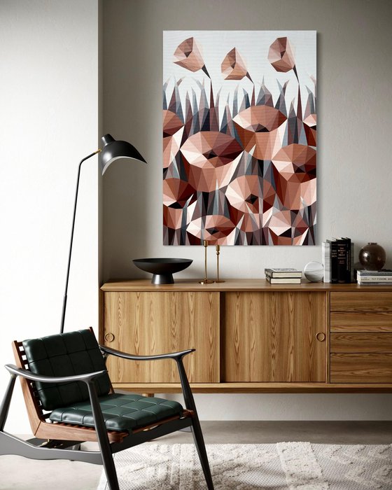 AUTUMN TERRACOTTA FLOWERS