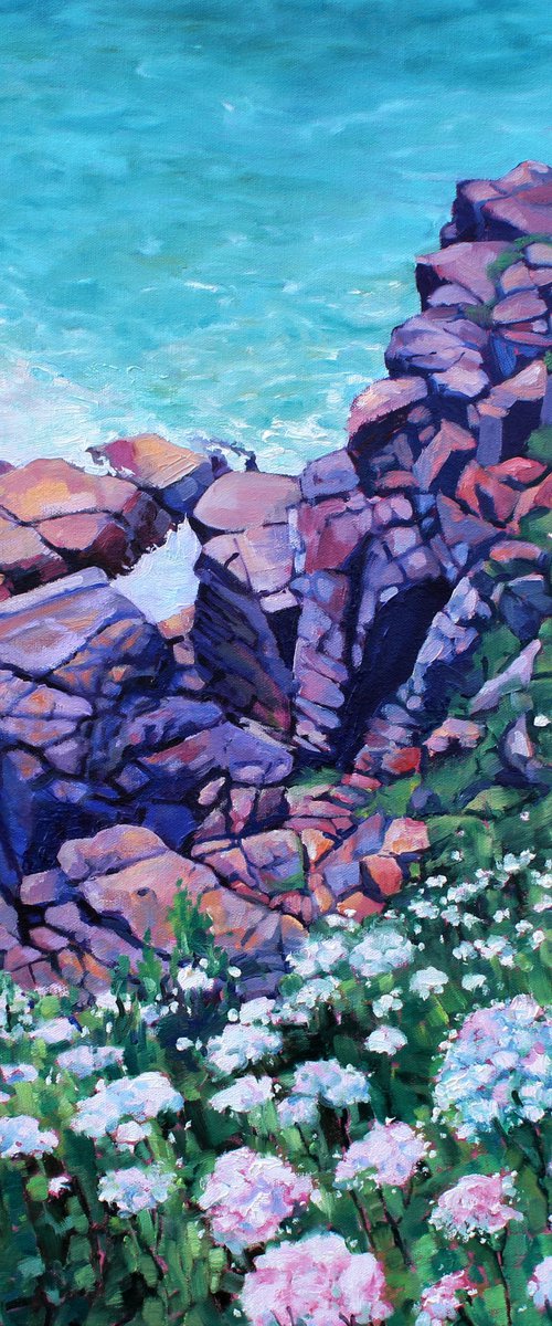 Cornish Cliffs by Zoe Elizabeth Norman