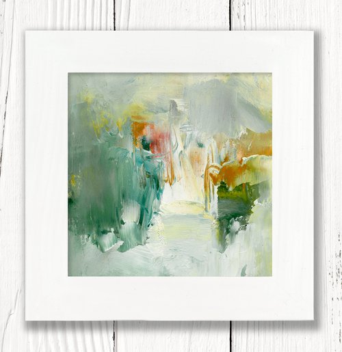 Oil Abstraction 168 - Framed Abstract Painting by Kathy Morton Stanion by Kathy Morton Stanion