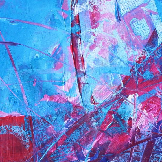 Small Abstract Paintings, Set of Two